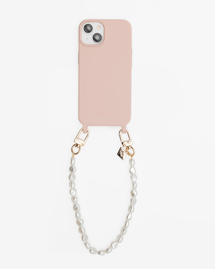 pearl phone charm strap wrist