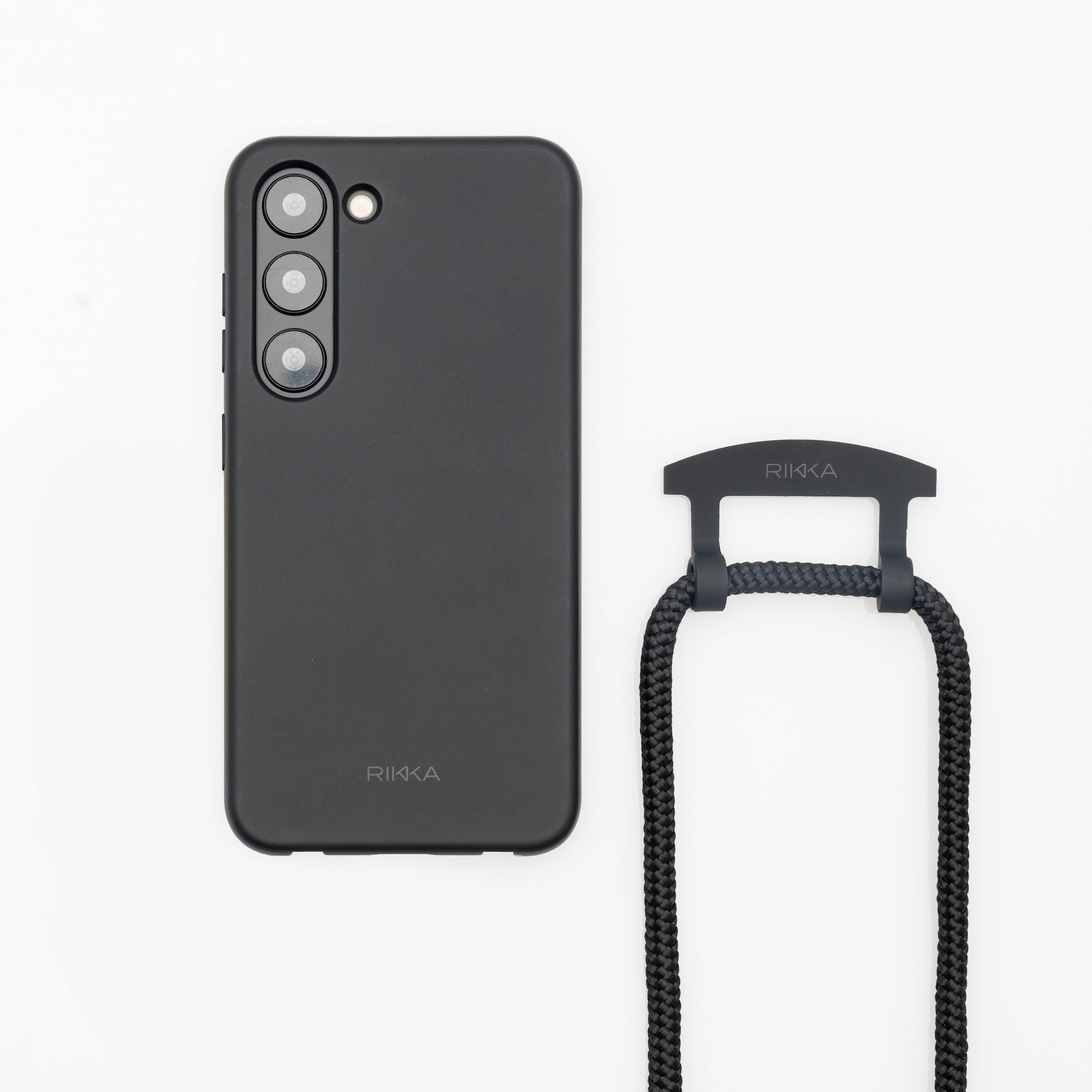 Midnight Magic Strap-N-Go: Stylish Phone Case with Strap – Rikkadesign
